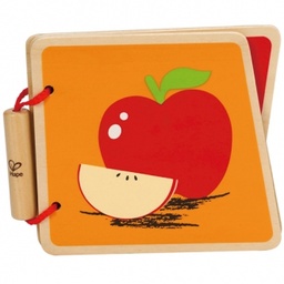 [E0039] Libro Madera para Bebé -Frutas- Hape