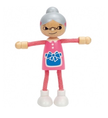 [3504] Muñeca Abuela Familia Moderna Hape
