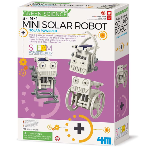 [03377] Green Science -Mini Robot Solar 3 en 1- 4M
