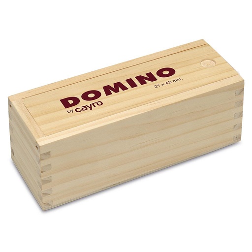 [243] Dominó Metacrilato Caja Pino Cayro