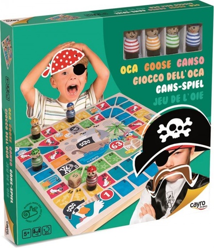 [844] Juego Oca Piratas Cayro