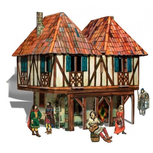 [282] Kit Construcción Cartón -Casa Señorial- Clever Paper