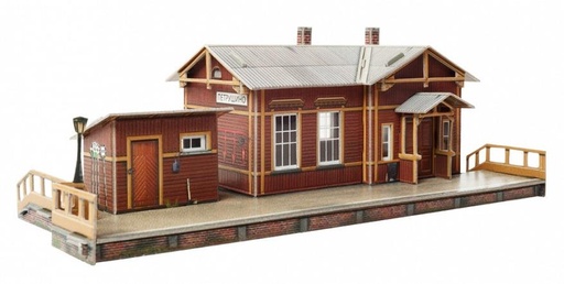[296] Kit Construcción Cartón -Apeadero- 1:87 Clever Paper