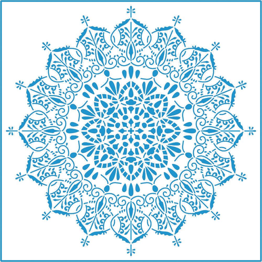[STQG-026] Plantilla Stencil 30 x 30 cm. -Mandala- Litoarte