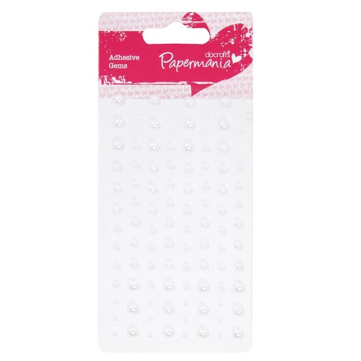 [PMA 351425] Set 104 Perlas Adhesivas Surtidas -Blancas- Docrafts