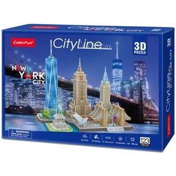 [MC255H] Set Construcción -New York- Cubic Fun 3D -City Line