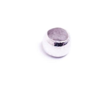 [12242] Paq. 100 ud. Chafas 2x3 mm. Plata