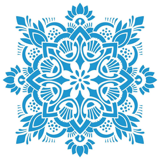 [STXX-127] Plantilla Stencil 20 x 20 cm. -Mandala- Litoarte