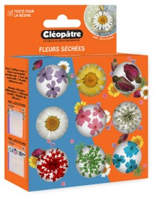 [LCC30-ACC2] Set 9 Botes Flores Secas para Resinas Cleopatre