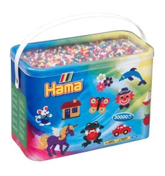 [208-00] Cubo 30000 piezas Surtido Color Normal Hama Midi