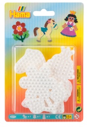 [4571] Set 3 Placas -Pony, Flor y Princesa- Hama Midi