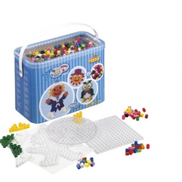 [8803] Cubo 3.000 piezas + 3 Plantillas Hama Maxi