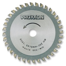 [28732] Hoja Sierra Circular 80 mm. 36Z para Sierra FET Proxxon