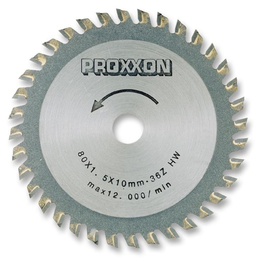 [28732] Hoja Sierra Circular 80 mm. 36Z para Sierra FET Proxxon