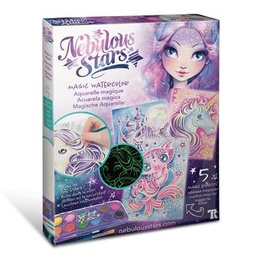 Cuaderno colorea con adhesivos Nebulous Stars