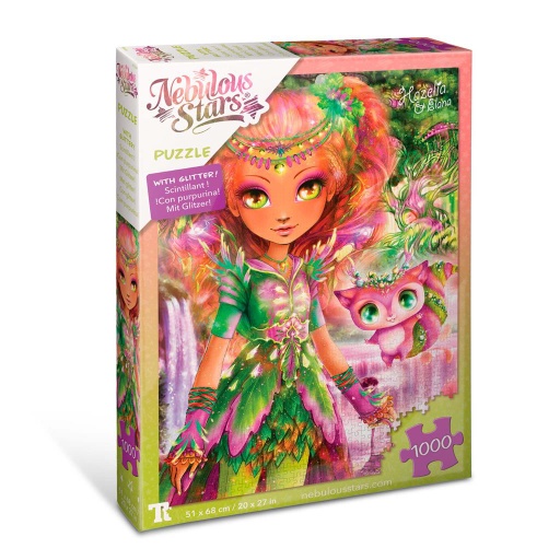 [11681] Puzzle 1000 piezas Brillante Glitter -Hazelia & Elena- Nebulous Stars