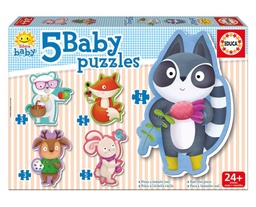 [16816] Set 5 Mini Puzzles Animalitos Educa