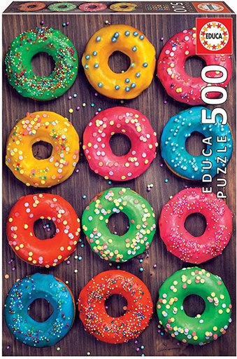 [19005] Puzzle 500 piezas -Donuts de Colores- Educa