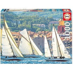[16755] Puzzle 1000 piezas -Regata en Saint-Tropez- Educa