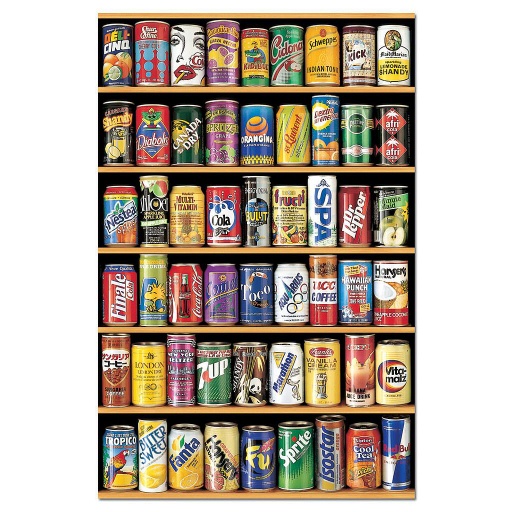 [14835] Puzzle 1000 piezas Miniatura -Latas- Educa