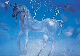 [2901N14851] Puzzle 1500 piezas -El Unicornio Alegre, Dalí- Ricordi