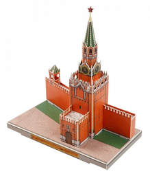 [487] Kit Construcción -Torre de Spasskaya, Moscú- Clever Paper