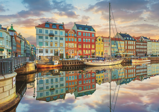 [19278] Puzzle 2000 piezas -Puerto de Copenhage- Educa