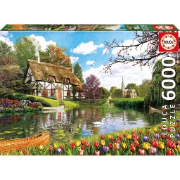 [16784] Puzzle 6000 piezas -Primavera en el Lago- Educa