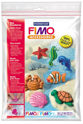 [8742 02] Molde Silicona -Animales Marinos- Fimo