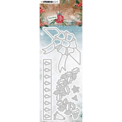 [SL-SJ-CD52] Troquel / Cortador -Elementos Navidad Esquina- (6 pzs.) Studio Light