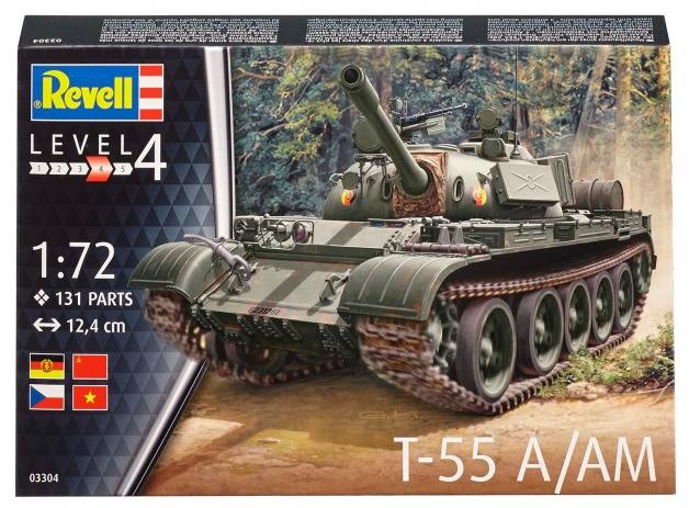 [03304] Carro 1/72 Tanque -T-55 A/AM- Revell