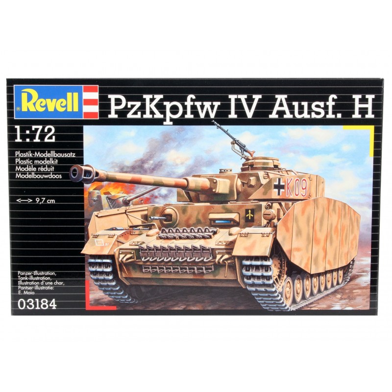[03184] Carro 1/72 -Tanque PZKPFW IV Ausf. H- Revell