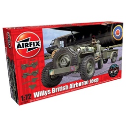 [A02339] Set Militar 1/72 Willys Jepp + 6PDR Gun" Airf