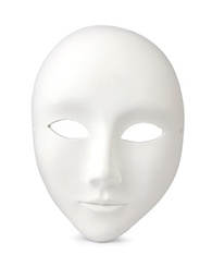 [ALA 4508] Máscara Lisa 19 cm. Escayola