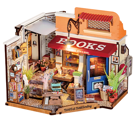 [DG164] Kit -Corner Bookstore - Rolife Robotime