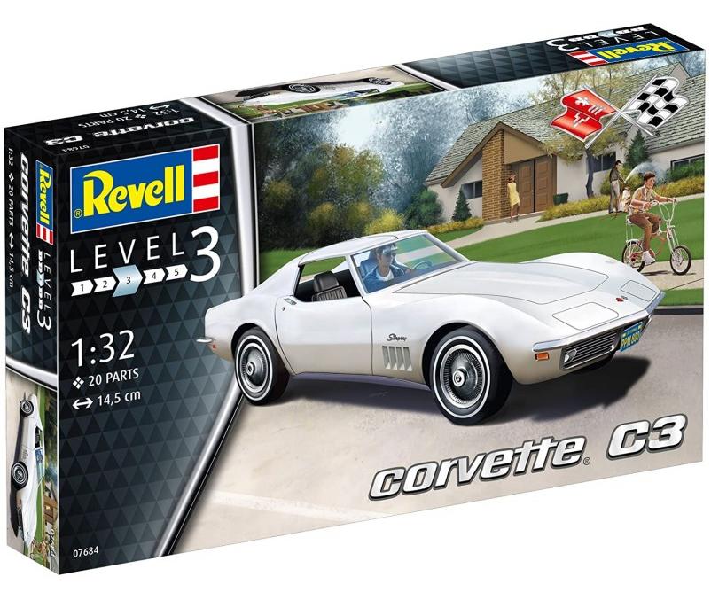 [07684] Coche 1/32 -Corvette C3- Revell