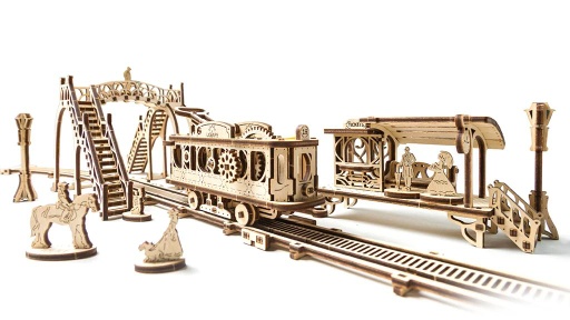 [70028] Modelo Tram Line Madera Ugears