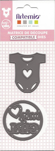 [18050012] Troquel / Cortador -Baby Girl Body- (2 pzs.) Artemio