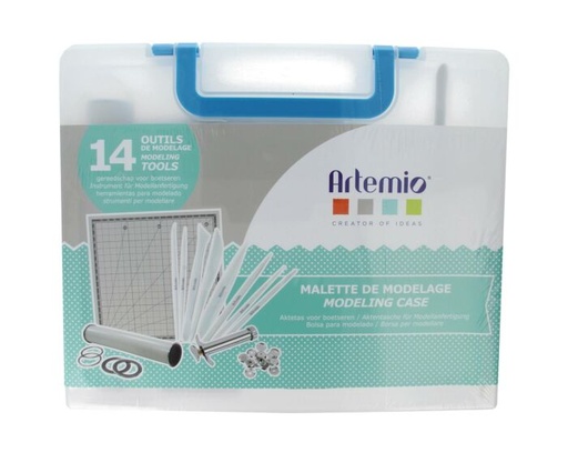 [18004060] Estuche Herramientas Modelado (17 pzs.) Artemio