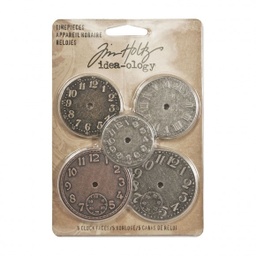[TH92831] Relojes Metal Vintage (5 pzs.) Tim Holtz