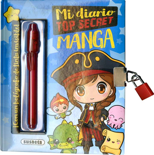 [S3295006] Mi Diario Top Secret Manga- Editorial Susaeta
