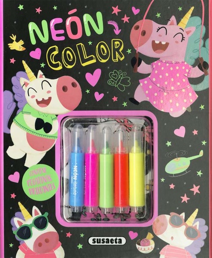[S3566001] Neón Color -Unicornios- Susaeta Ediciones