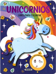 [S3439001] Libro Colorear y Pegatinas -Unicornios- Susaeta