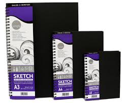 Bloc Sketch 54 Hojas 100 gr. Tapa Dura Espiral Daler-Rowney