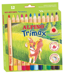[AL000113] Estuche 12 Lápices Color Trimax Alpino
