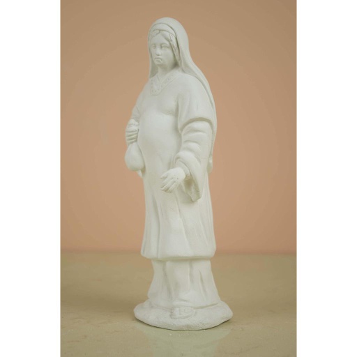 [ALA 0317] Pastora Embarazada 19 cm. Escayola