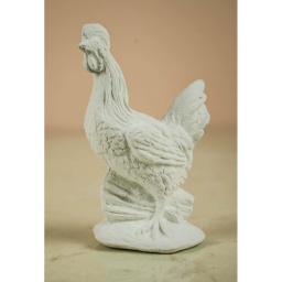 [ALA B-07] Gallina Plantada 9 cm. Escayola 