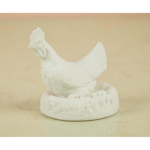 [ALA B-06] Gallina Poniendo 5 cm. Escayola