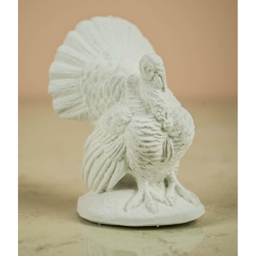 [ALA B-09] Pavo 8 cm. Escayola