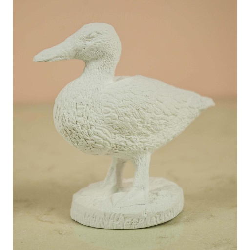 [ALA B-016] Pato de Pié 9 cm. Escayola